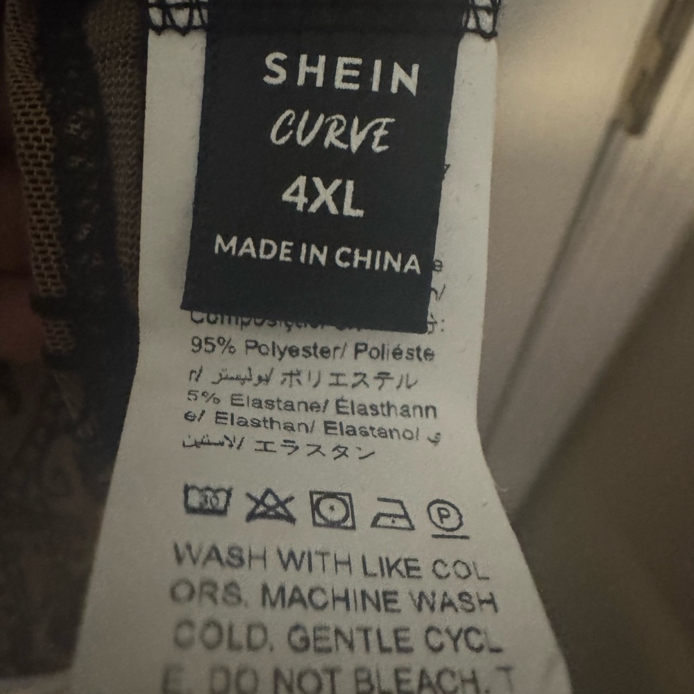 SHEIN Curve 4XL bodysuit